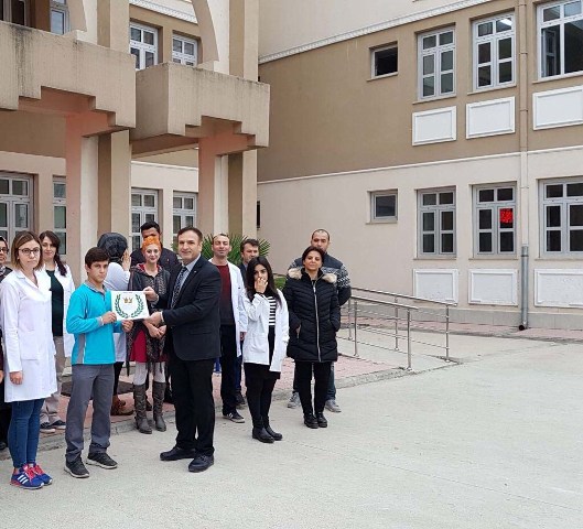 Balkan Şampiyonu Aktaş’a okulunda tören yapıldı