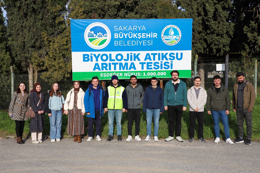 Tıp öğrencileri arıtma tesisini inceledi