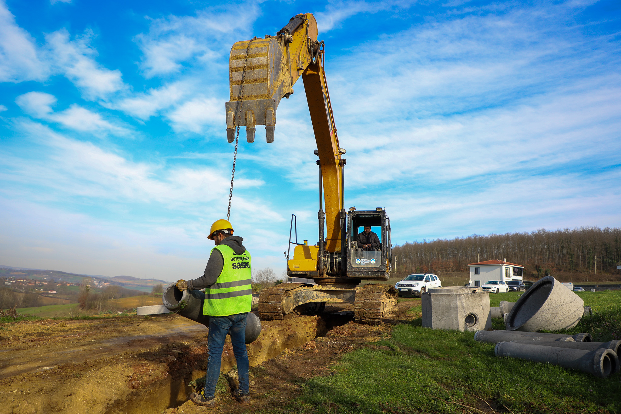 Camili altyapısı yarıya geldi