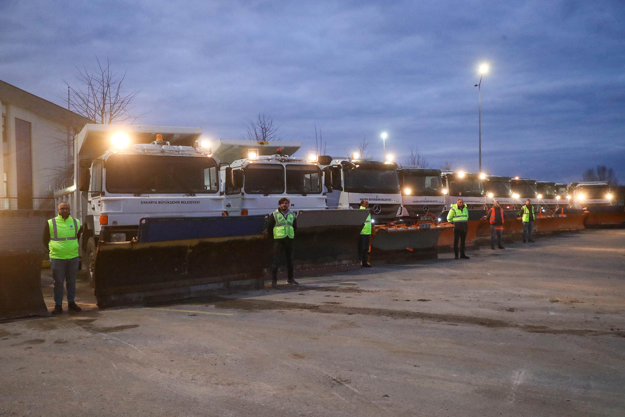 40 araç ve 80 kişilik ekip göreve hazır