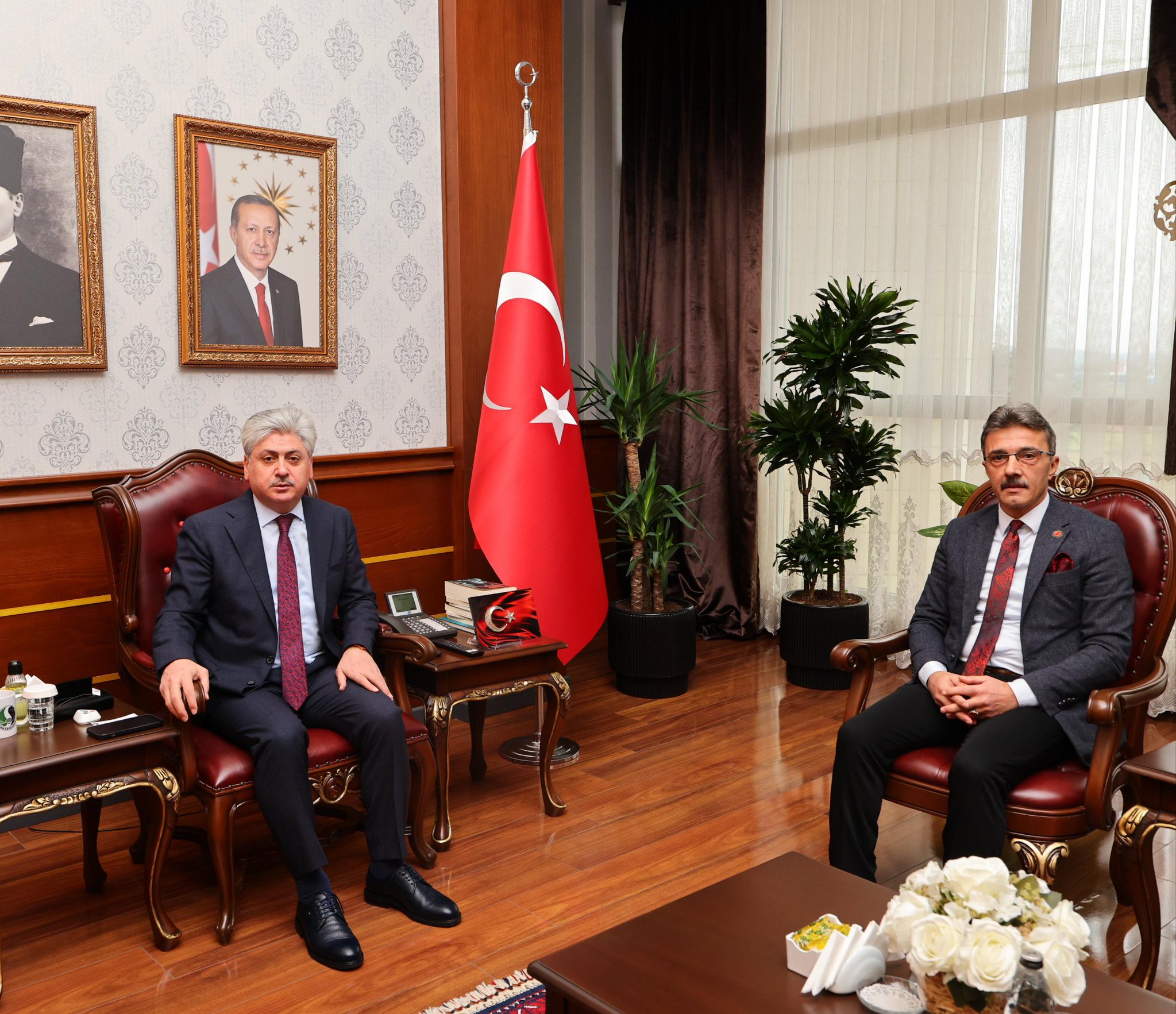 Başkan Dinç'ten ziyaretler