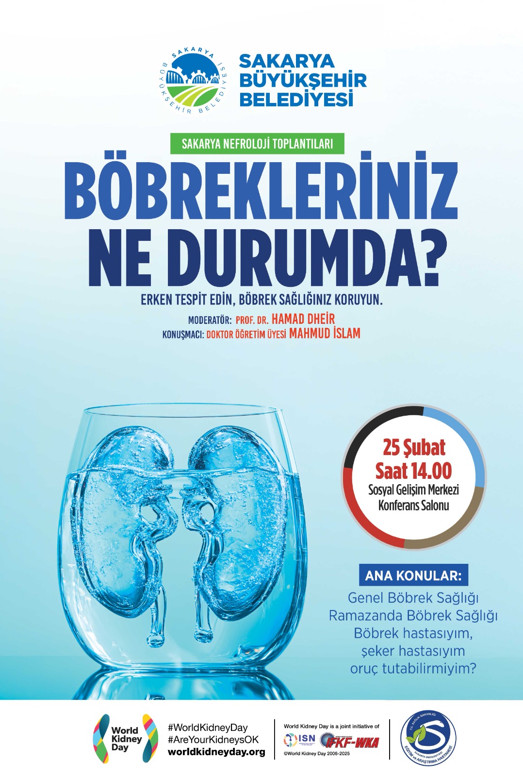 Böbrek sağlığı için konferans