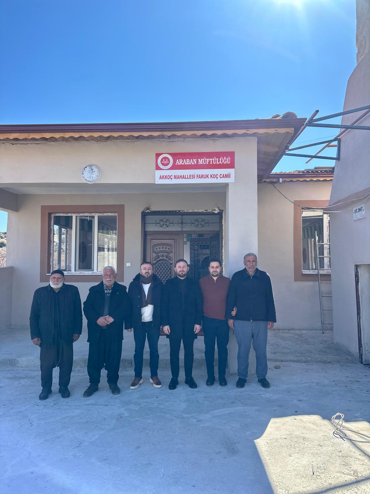 Depremde yıkılan cami yeniden inşa edildi