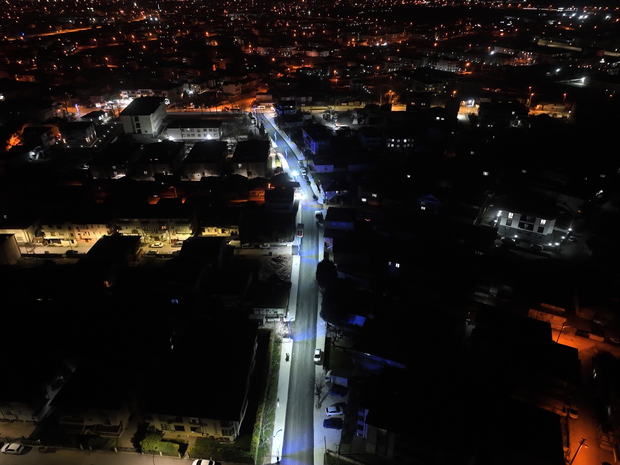 Gazeller Caddesi ışık ışıl oldu