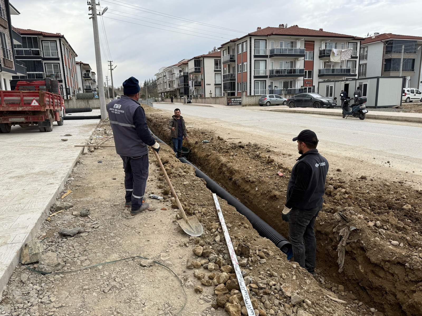 Arifiye Gödemen'de altyapı çalışması