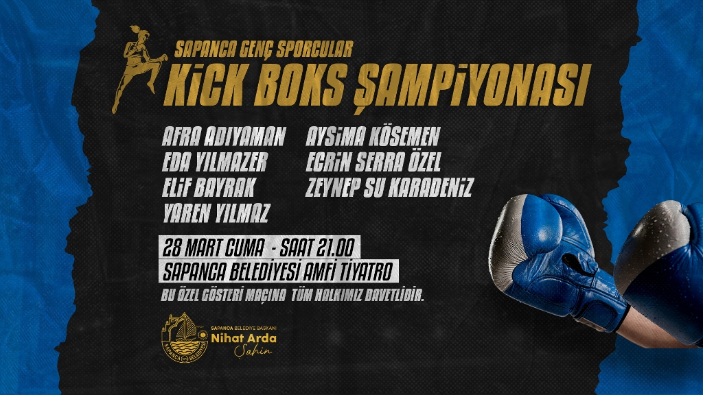 Sapanca'da Kick Boks Şampiyonası