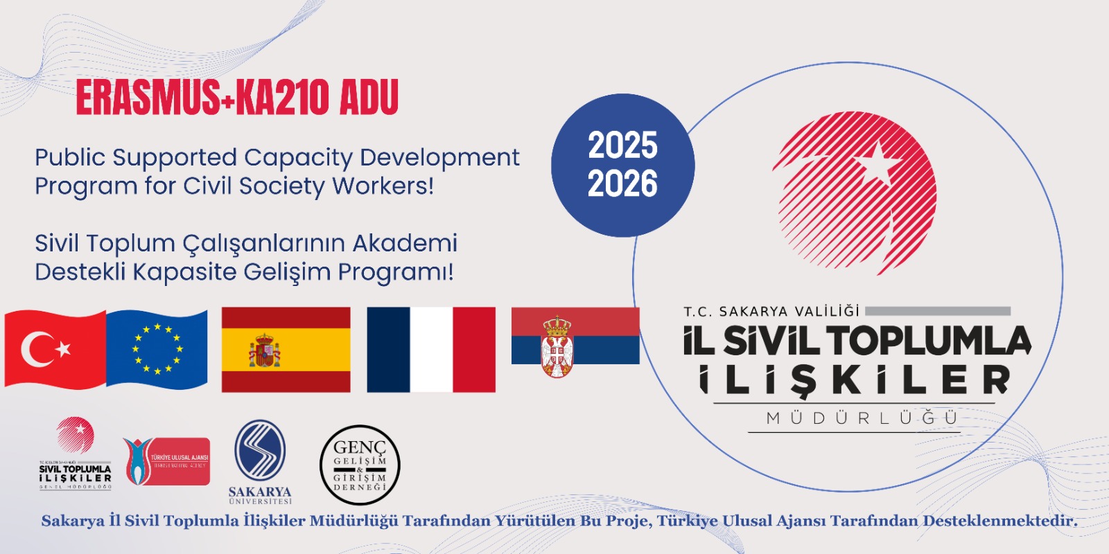 SAÜ Erasmus+KA210 ADU Projesinde yer aldı