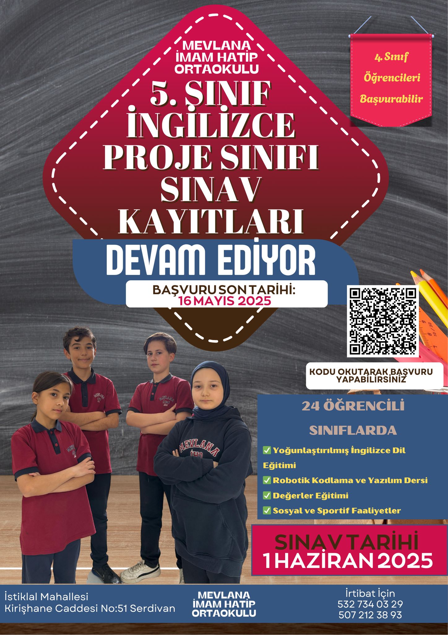 İmam Hatip'te sınav heyecanı