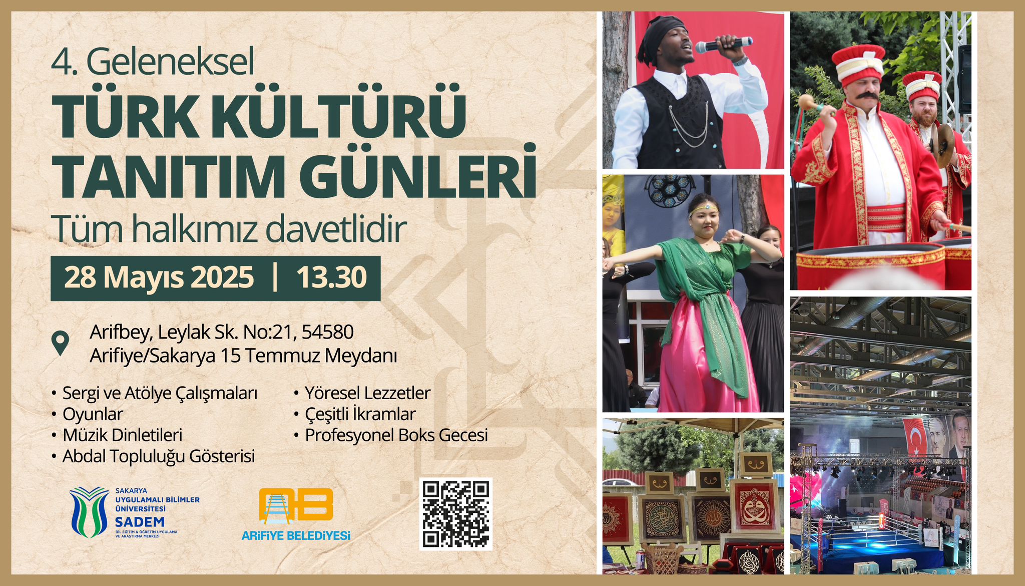SUBÜ SADEM Arifiye’de Türk Kültürü Günü var