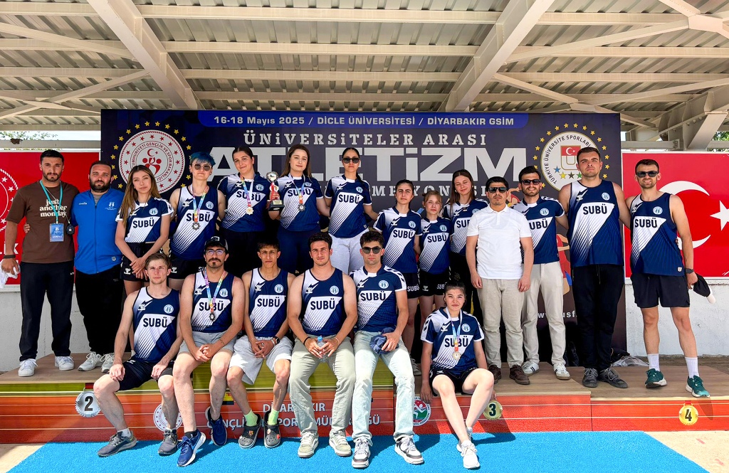 SUBÜ’den atletizmde 6 madalya ve üçüncülük kupası