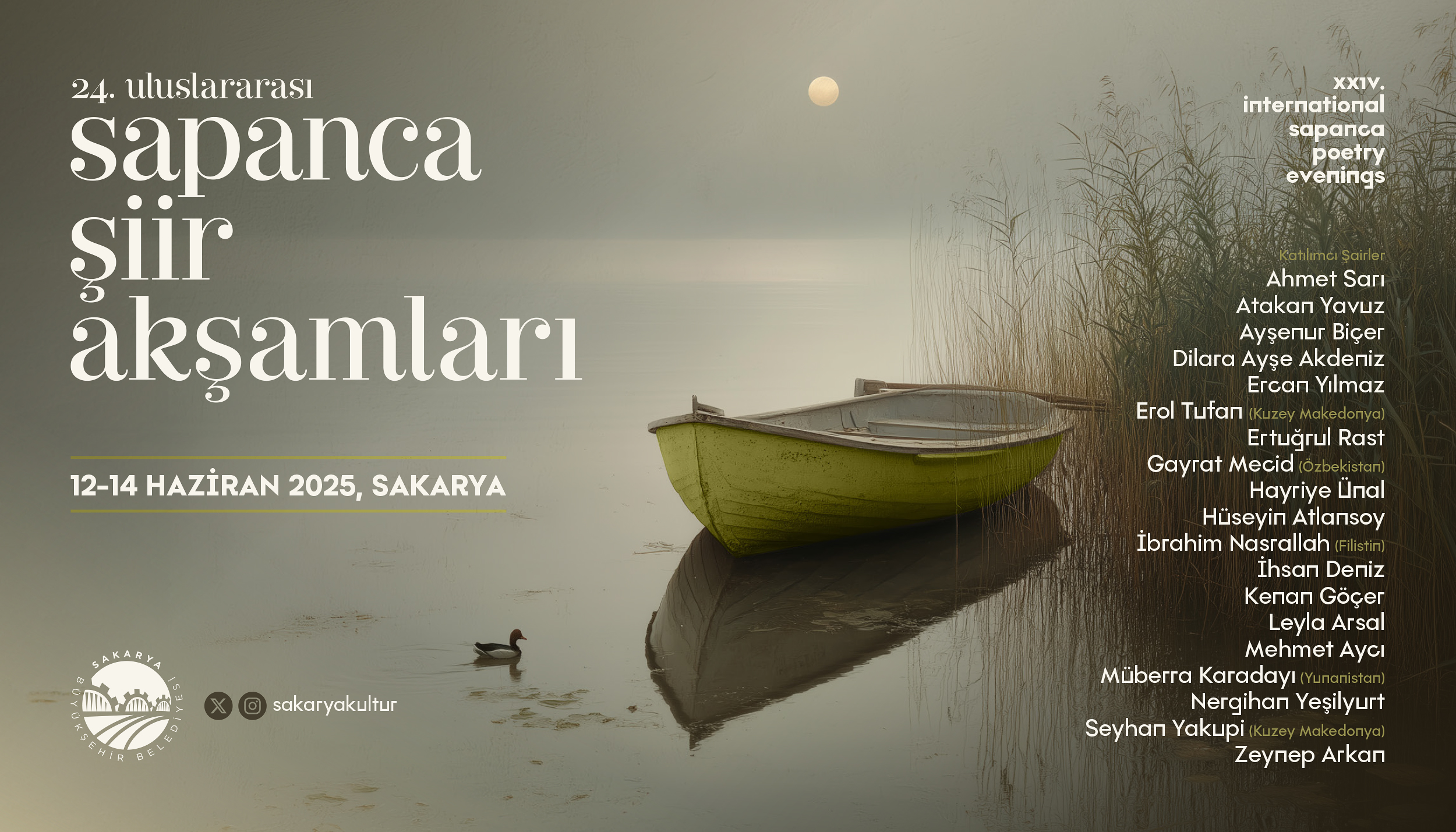 Sapanca Şiir Akşamları başlıyor