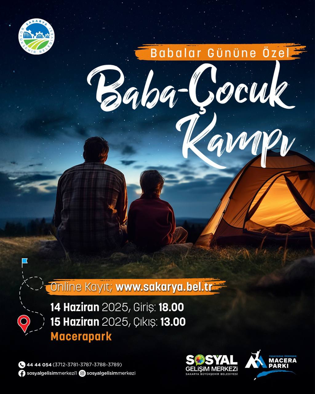 Babalar Günü’ne özel ‘Baba-Çocuk’ kampı