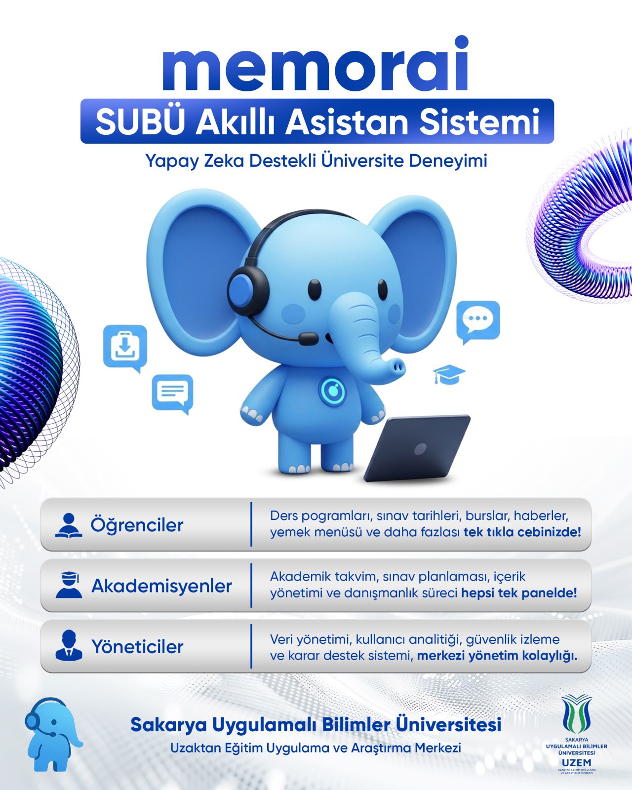 SUBÜ öğrencisi akıllı asistan geliştirdi