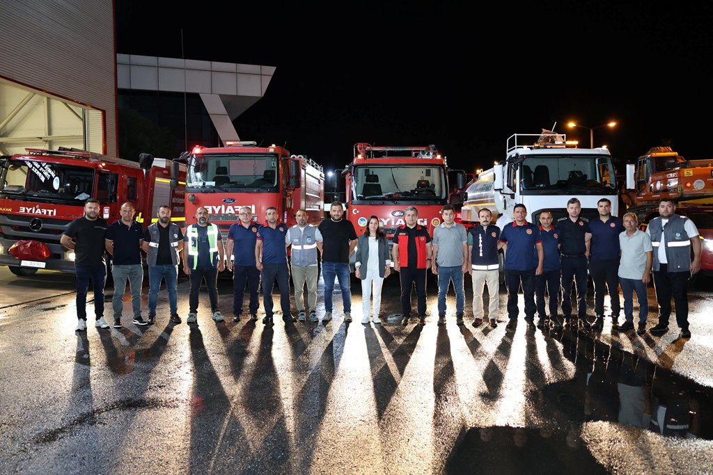 Manisa’daki orman yangınına destek