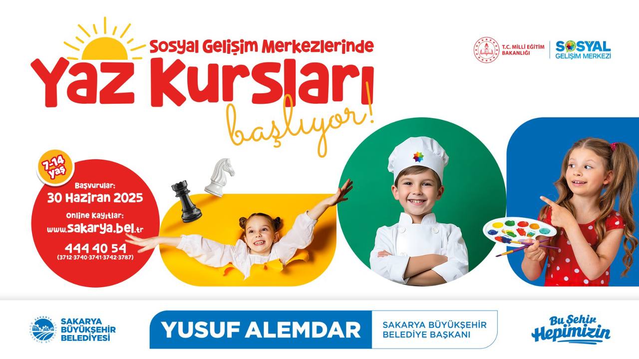 SGM yaz kursları başlıyor
