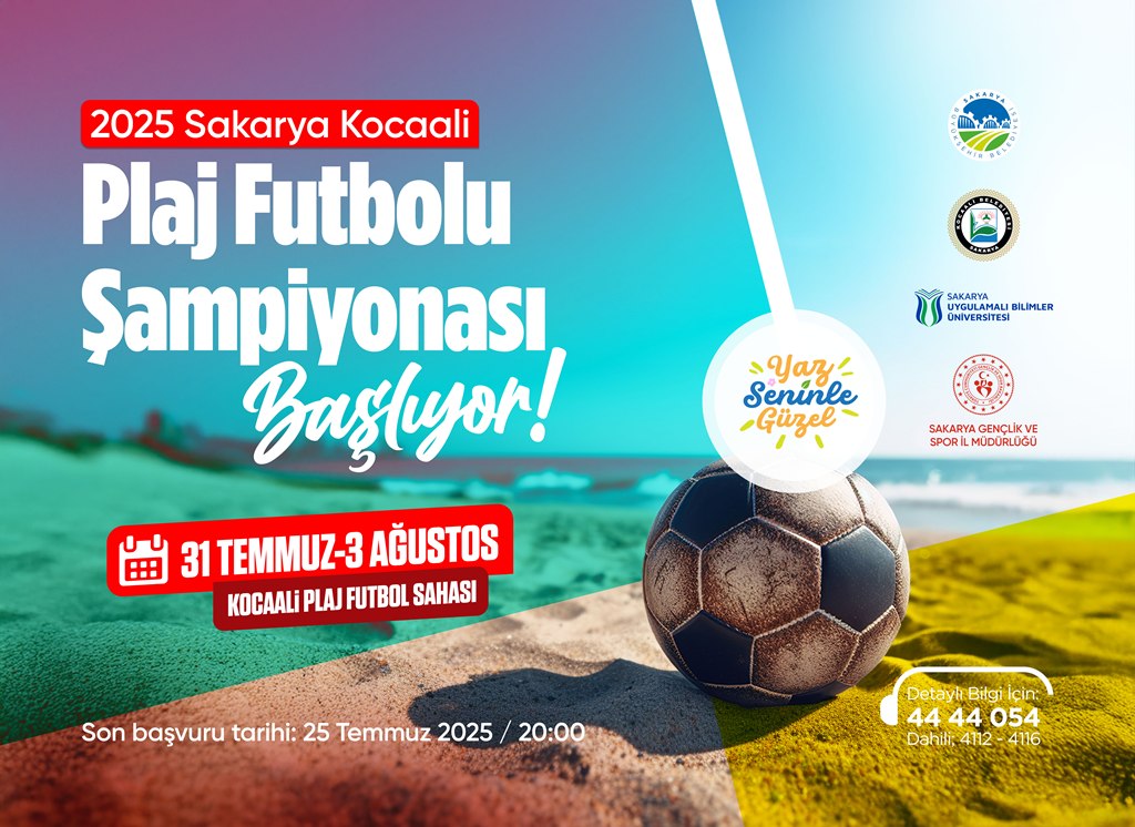 Sakarya’da plaj futbolu fırtınası başlıyor