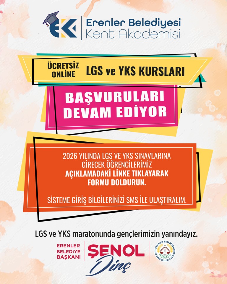 KENT AKADEMİSİ KAYITLARI SÜRÜYOR