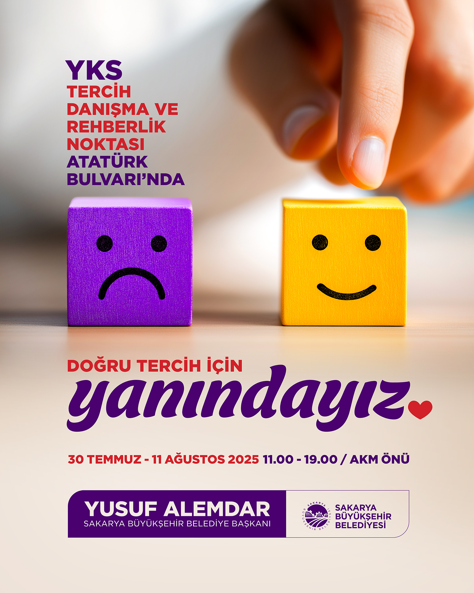 YKS’ye giren gençlere danışmanlık hizmeti