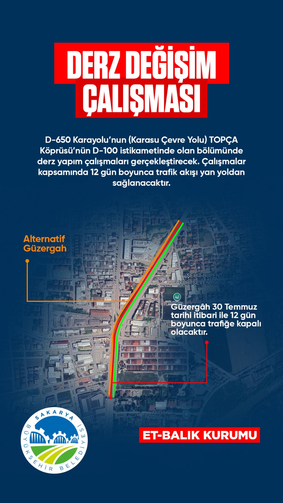 Topça Köprüsü trafiğe kapandı