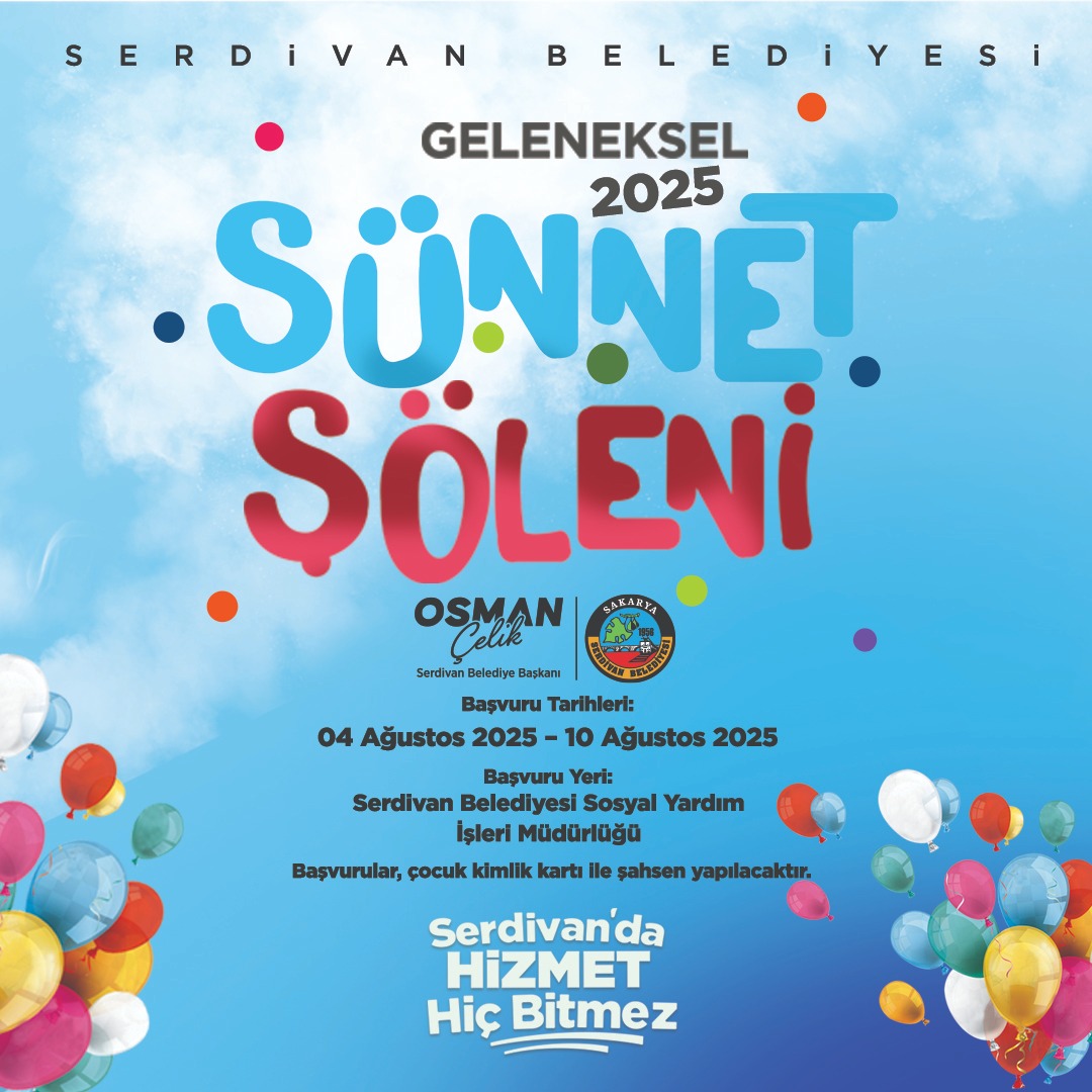 Serdivan’da Toplu Sünnet Başvuruları Başladı