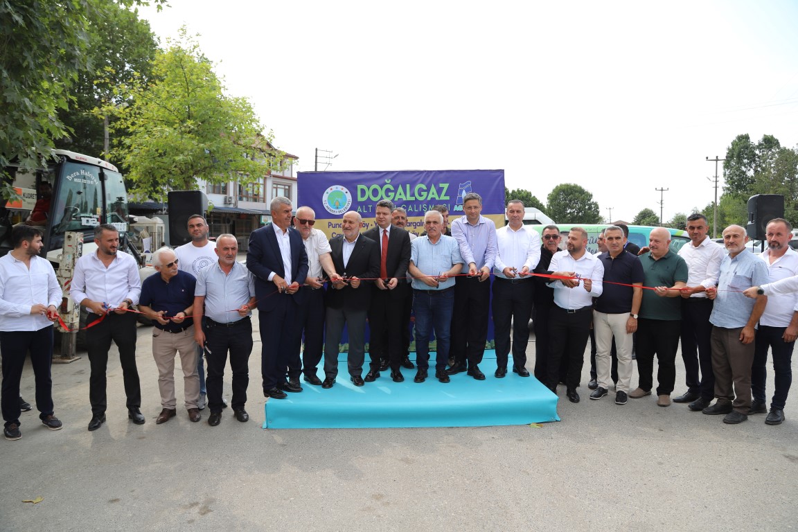 HENDEK’TE 9 MAHALLEYE DOĞALGAZ
