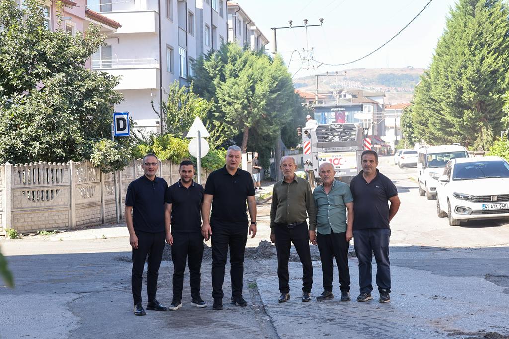 Başkan ve muhtar inceleme yaptı