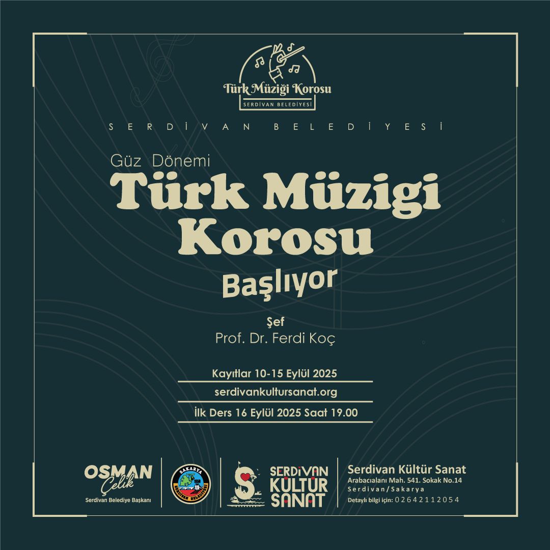 Serdivan'da koro heyecanı var