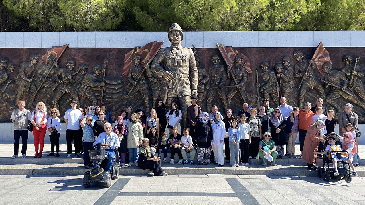 Şehitler diyarı Çanakkale’de duygusal anlar
