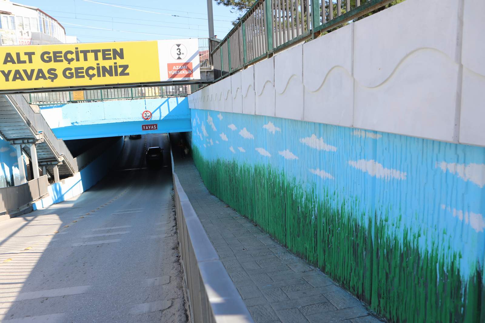 Arifiye alt geçidine yeni yüz