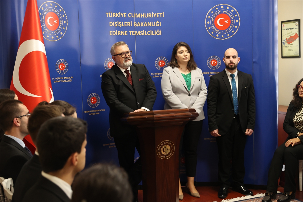 Bulgaristanlı genç diplomatlar Edirne'deydi