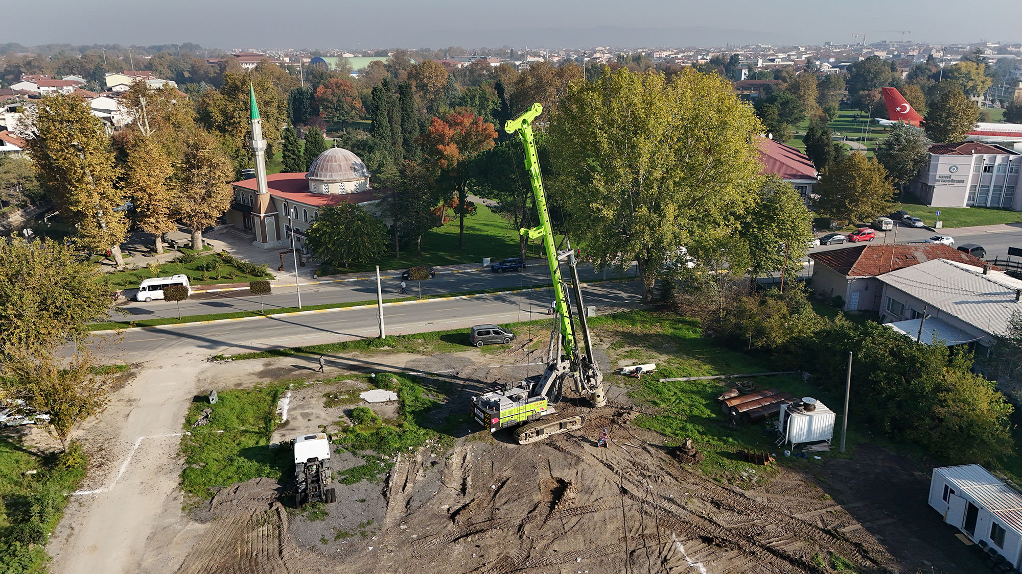 Şehir Kütüphanesi için ilk kazma vuruldu