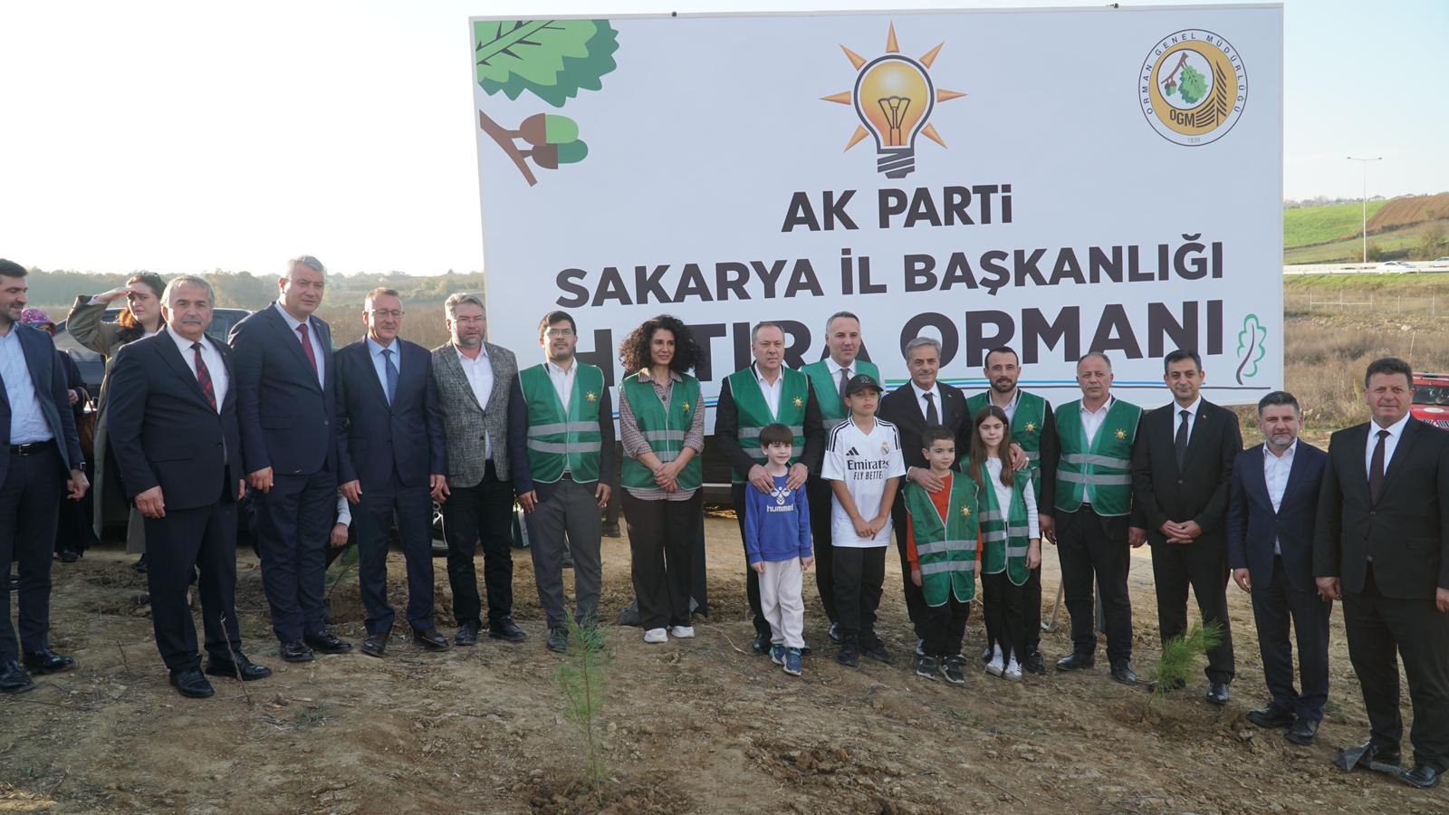 AK Parti Hatıra Ormanı oluşturdu