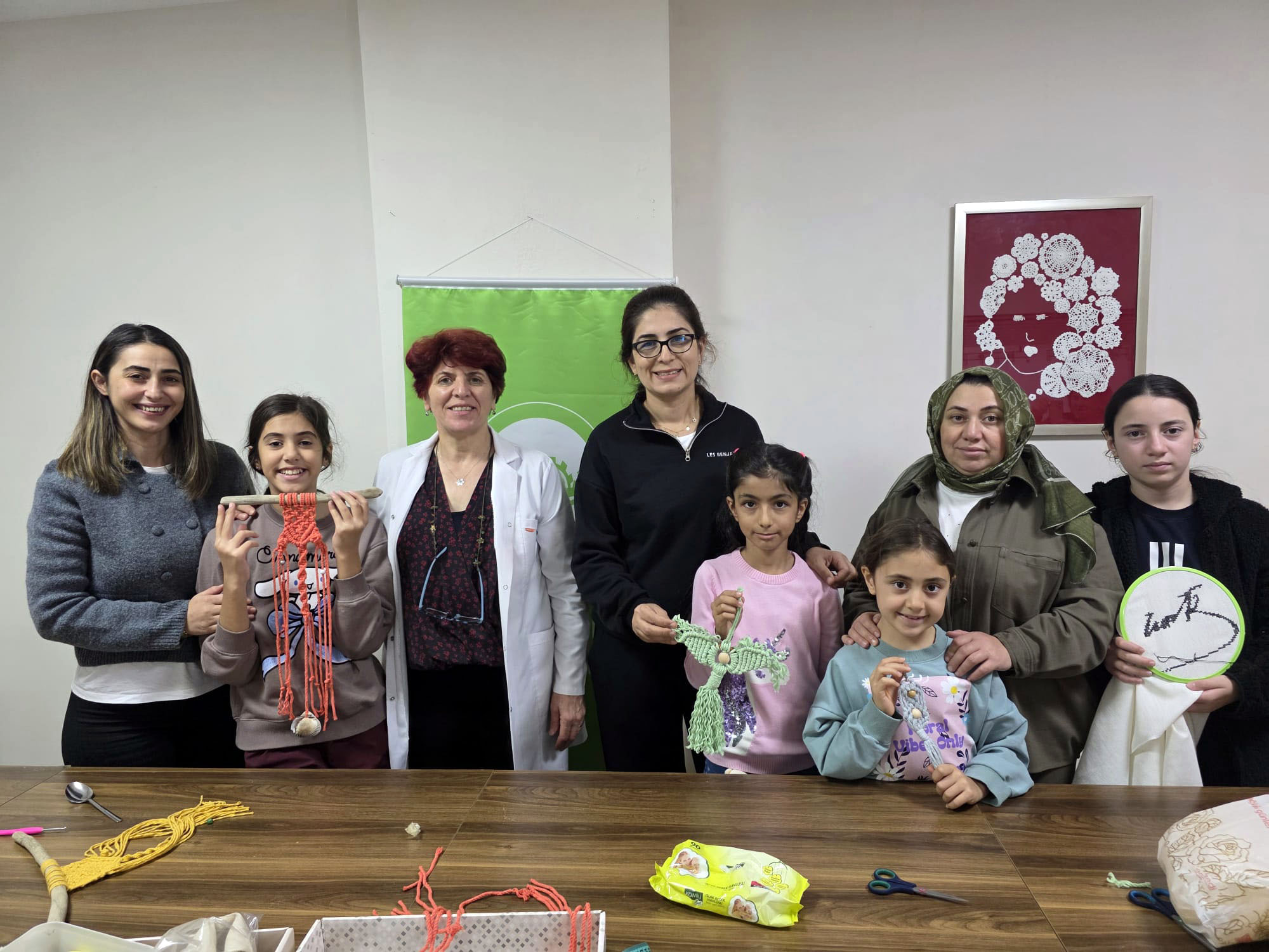 Ara tatil anne-çocuk atölyeleriyle renklendi