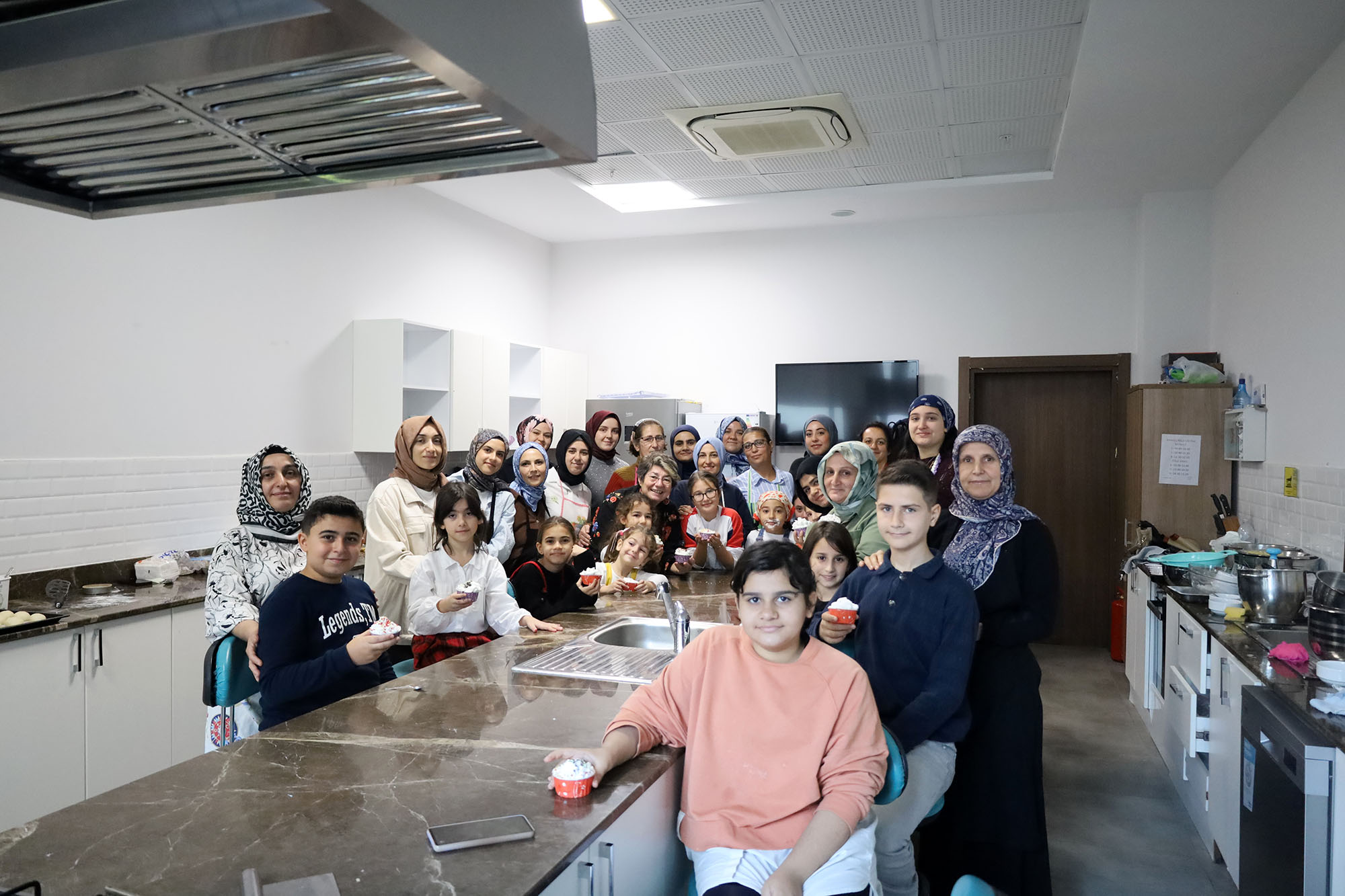 Anne ve çocuklar SAMEK’te birlikte üretti