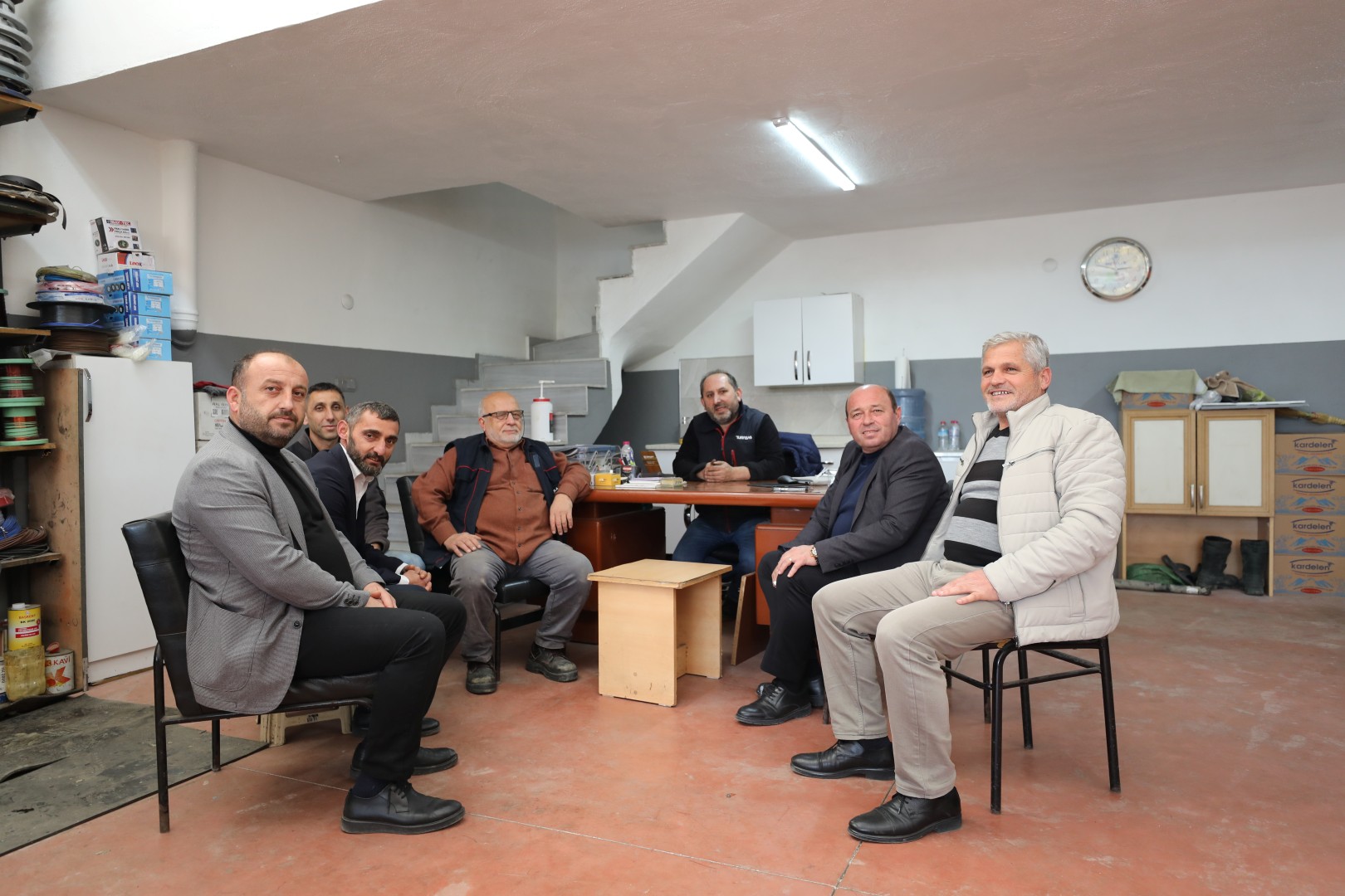 Başkan Ata'dan sanayi esnafına ziyaret