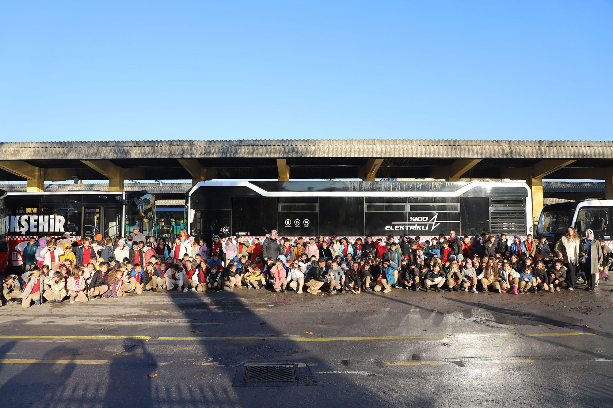 Çocuklar toplu taşımayı inceledi