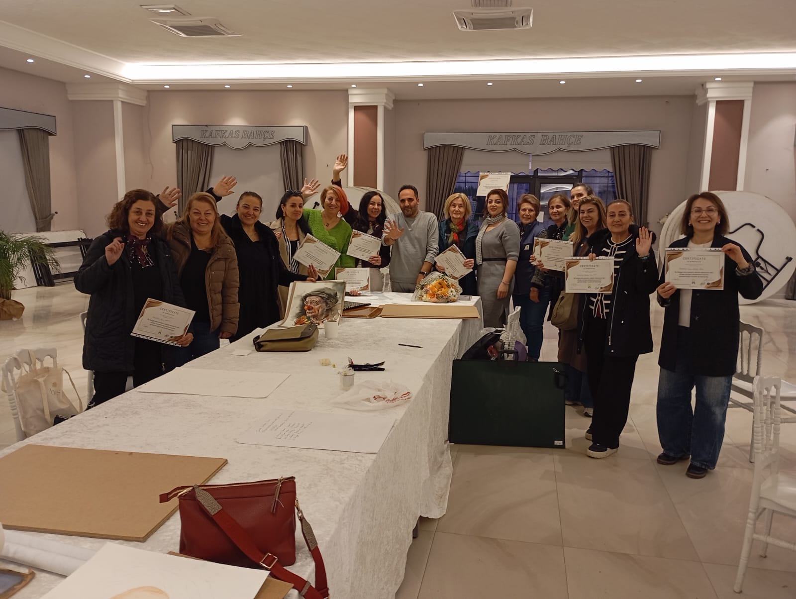 Kafkas Kültür Derneği’nde suluboya heyecanı