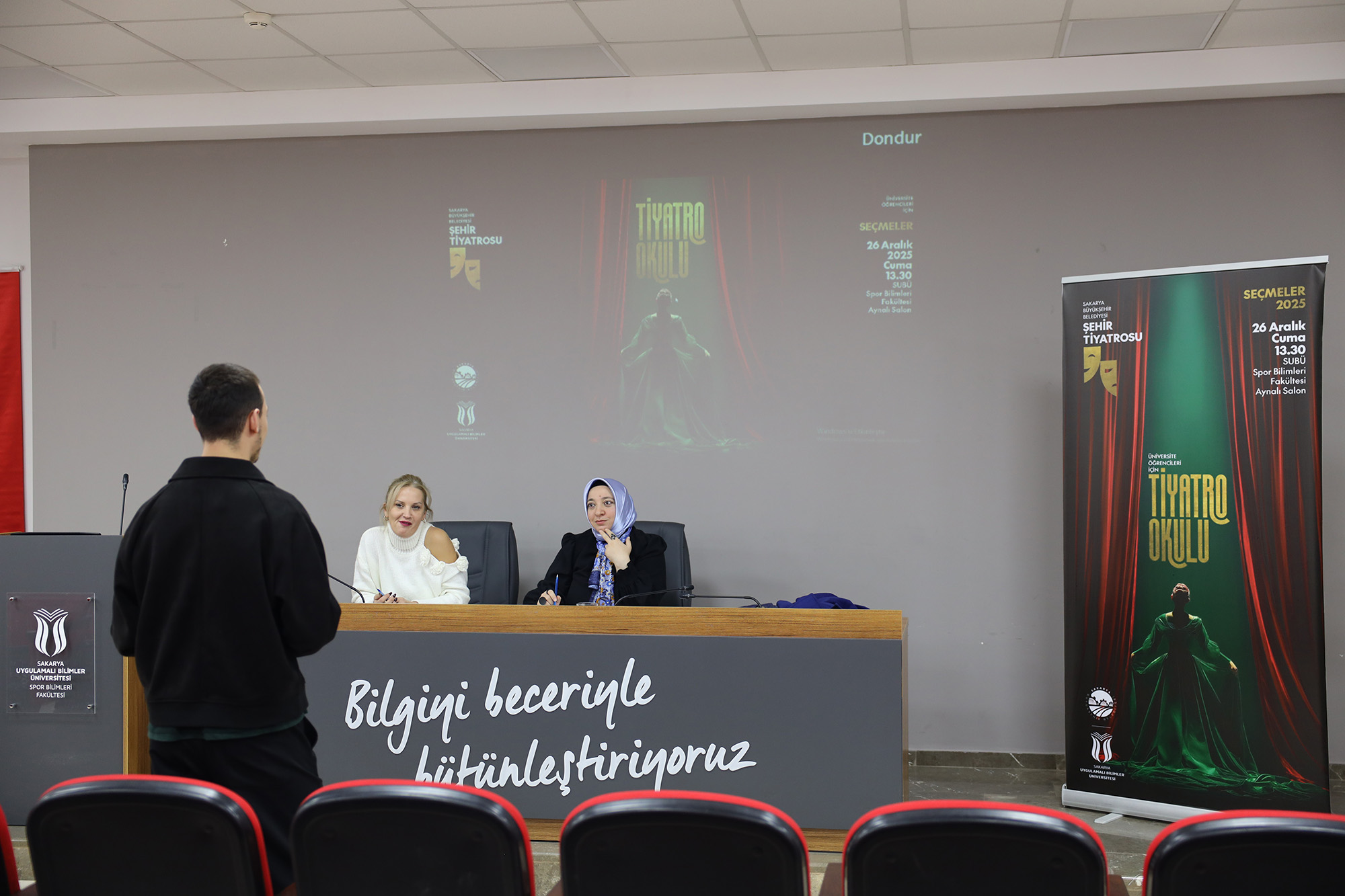 ‘Genç Sahne Tiyatro Okulu’ seçmeleri yapıldı