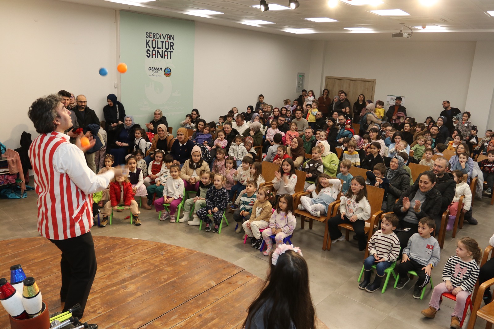 Serdivan'da küçükler çok mutlu