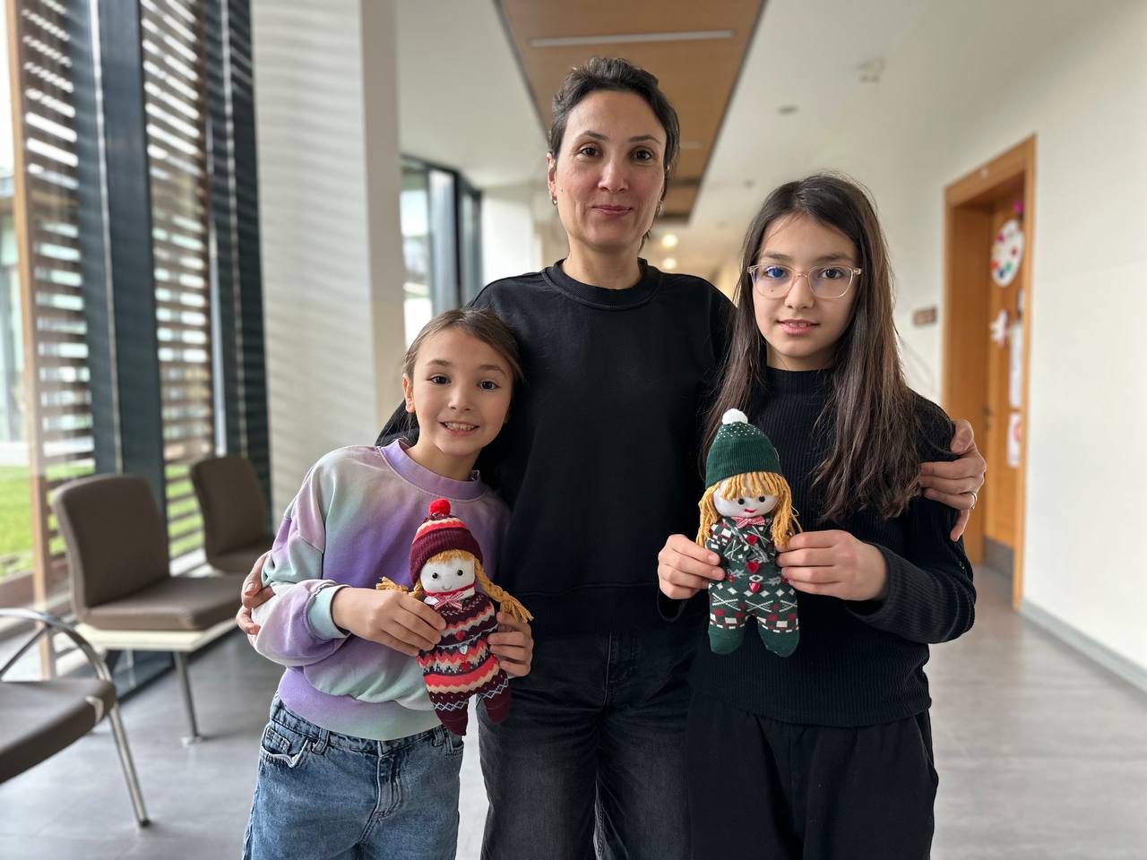 Aileleriyle birlikte şarkı söylediler