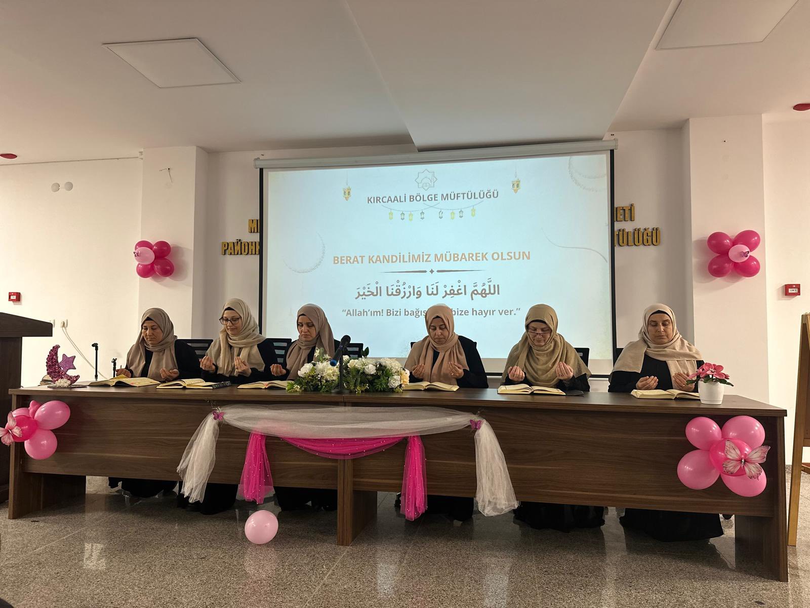 Kırcaali'de Bayanlara Özel Kandil Programı