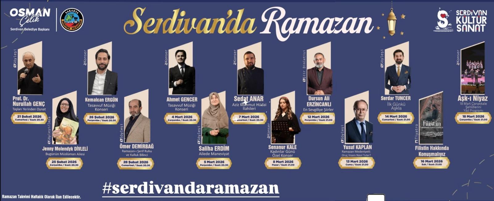 Serdivan’da Ramazan coşkusu yaşanacak