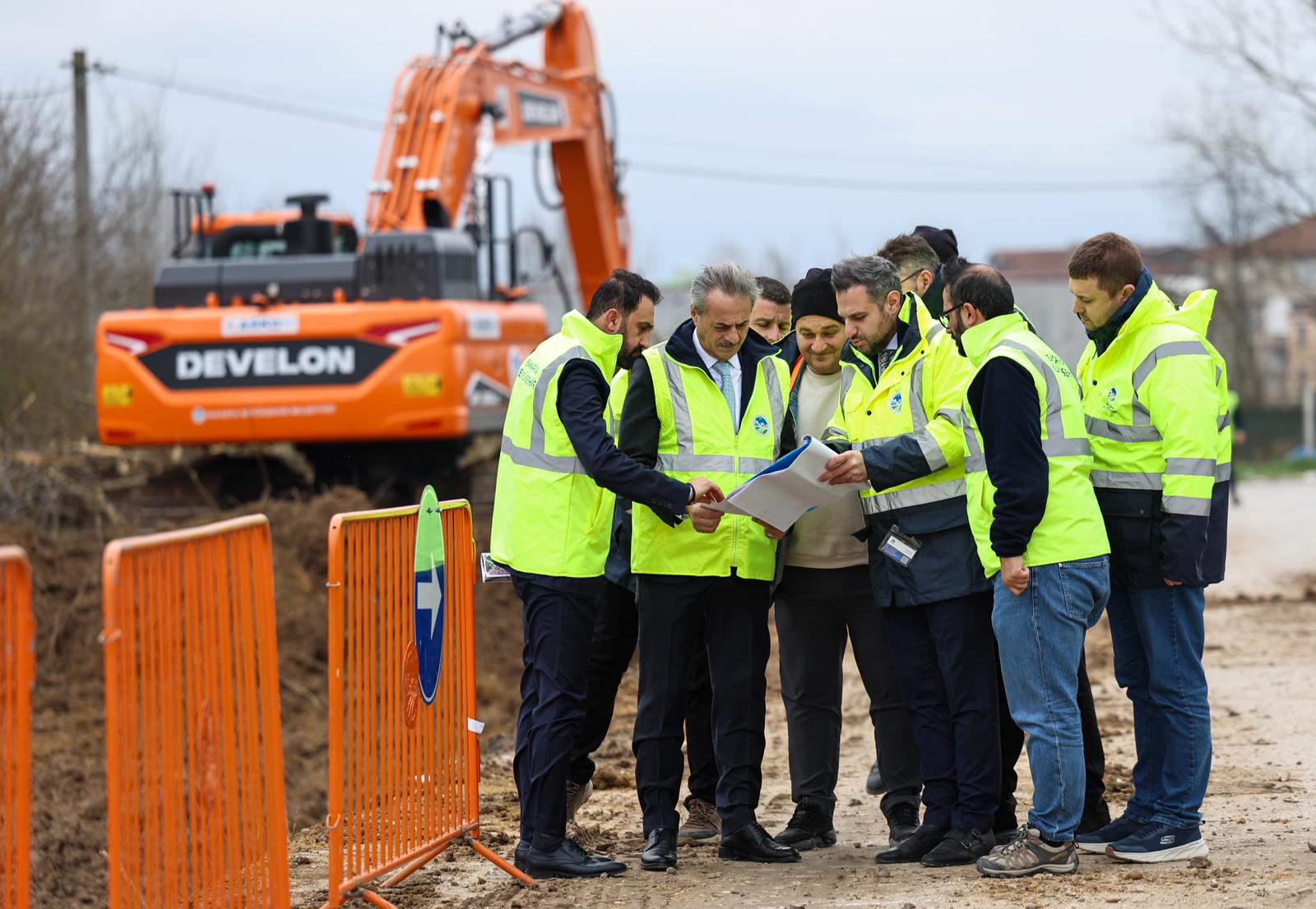Yazlık Kavşağı’nda çalışma başladı