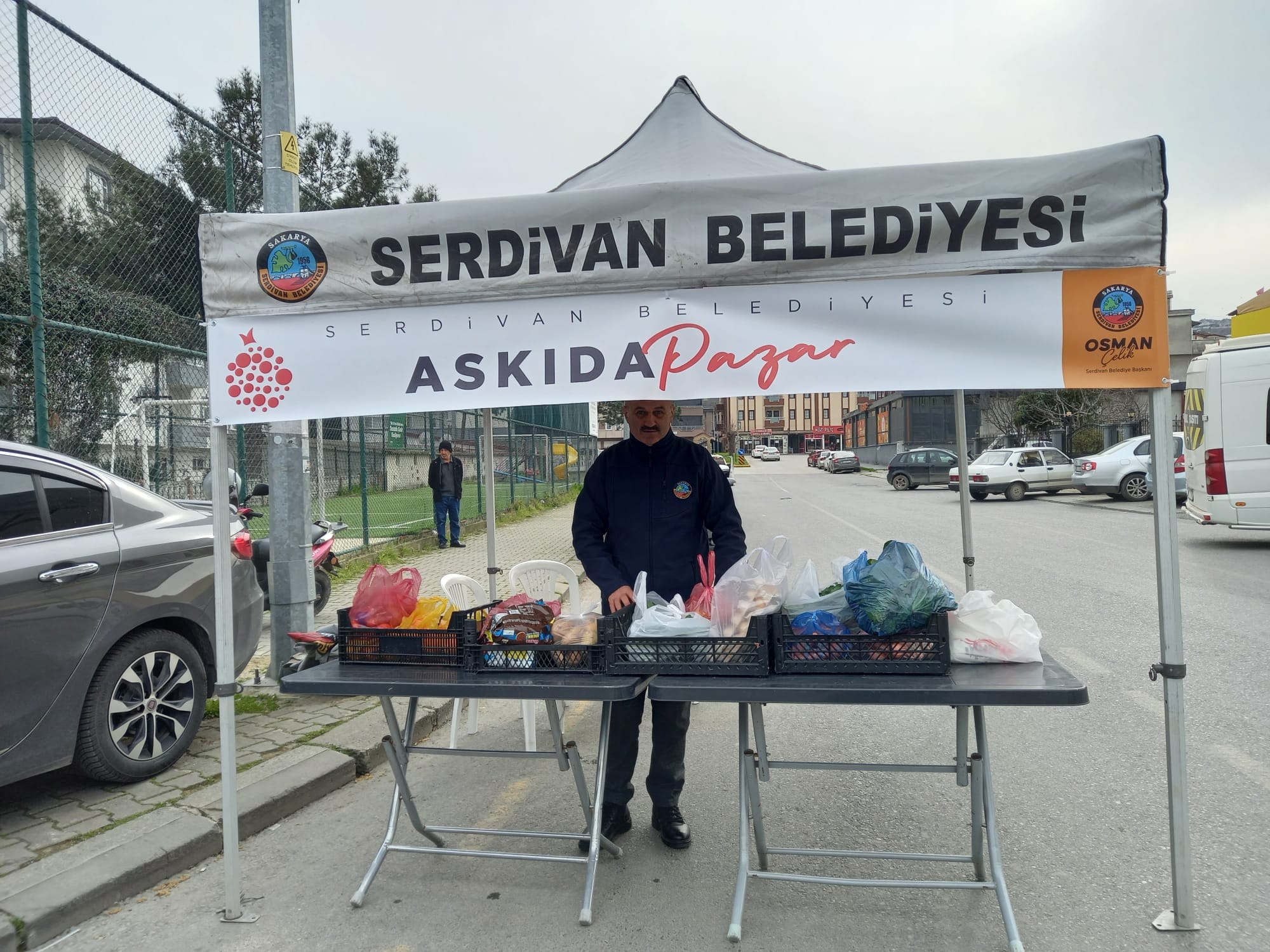 Serdivan'da askıda pazar dönemi