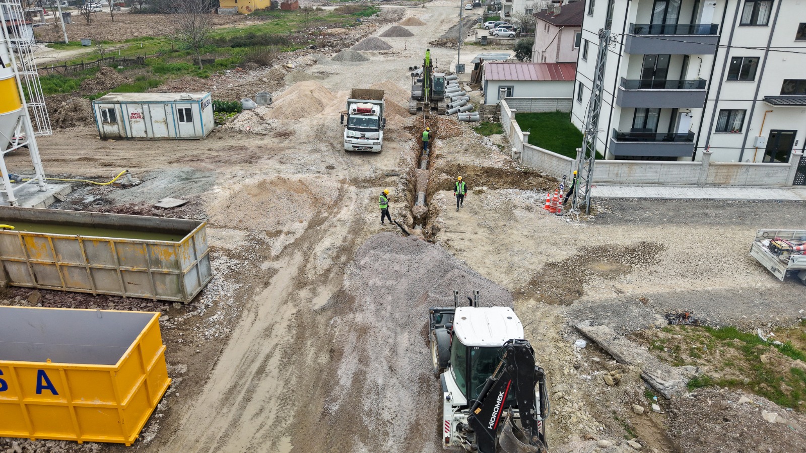 Arifiye Hanlı Mahallesine yeni altyapı