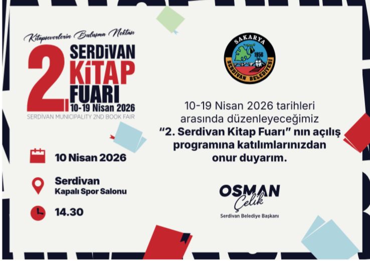 2. Serdivan Kitap Fuarı Kapılarını Açıyor
