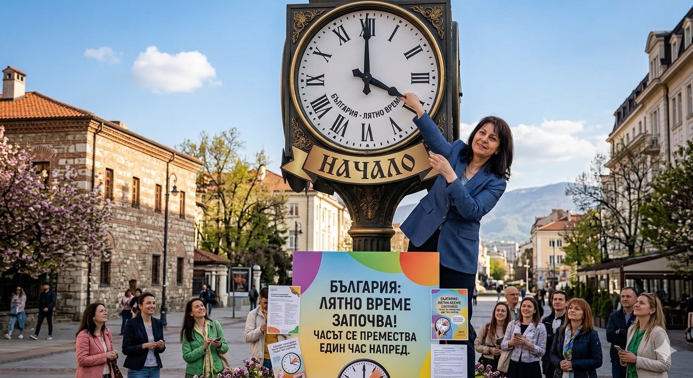 Bulgaristan’da Yaz Saati Uygulaması Başladı