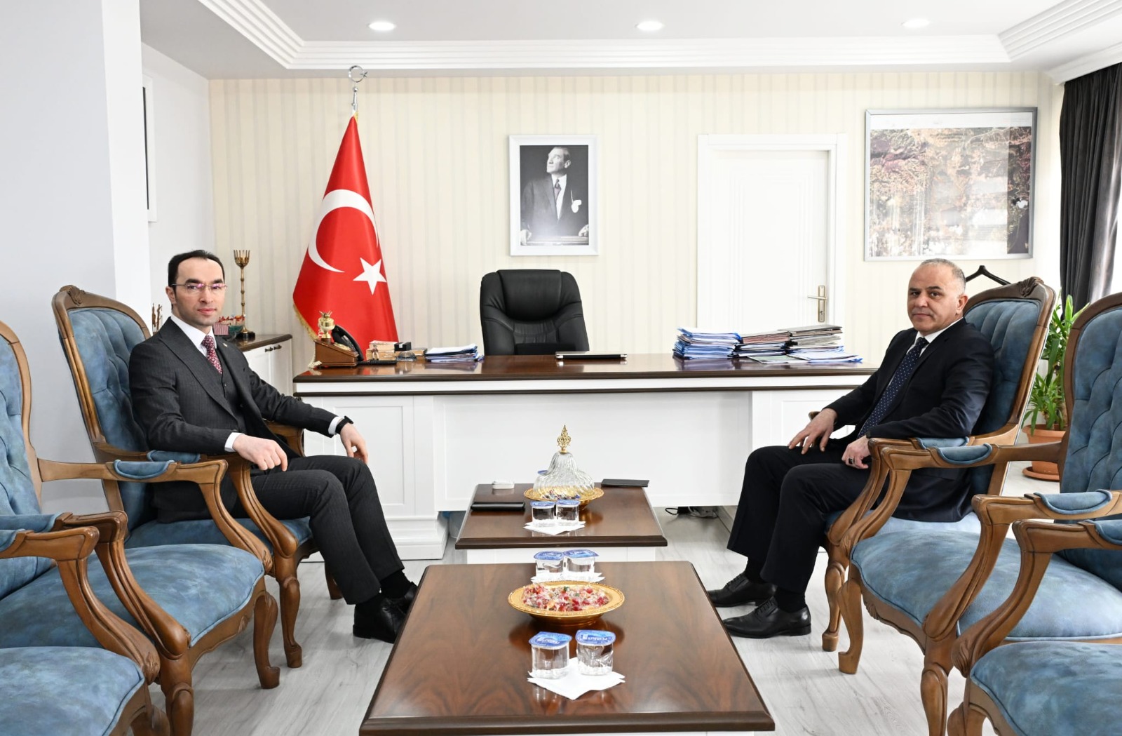 Müdür Saka'dan iki ilçeye ziyaret