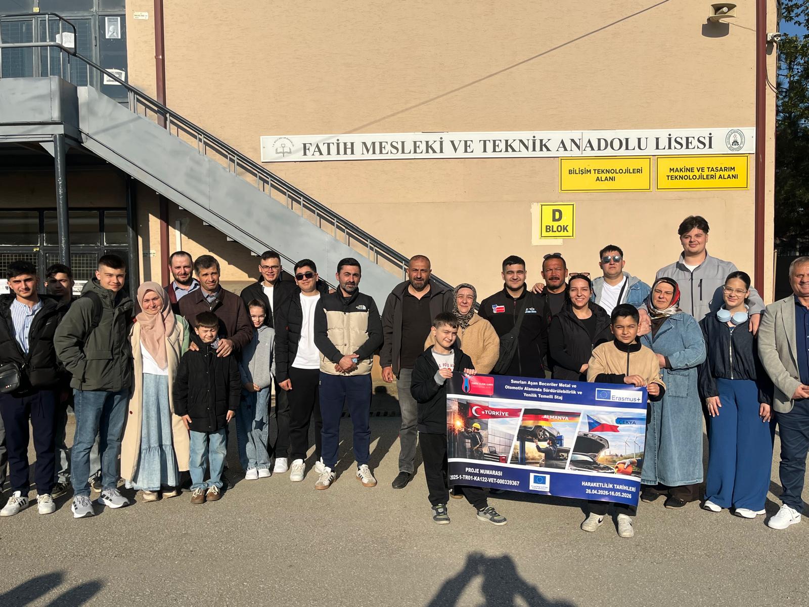 20 Öğrenci Erasmus+ ile Avrupa’da