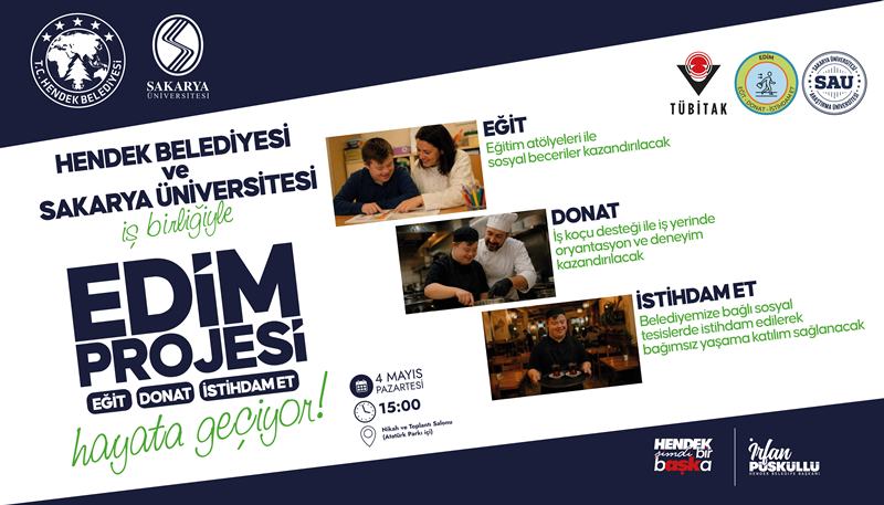 EDİM PROJESİ HAYATA GEÇİYOR